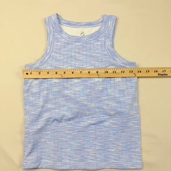 Lou & Grey Women's Light Blue Crop Top - Picture 4 of 9